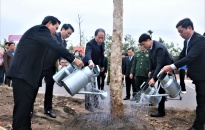 Bí thư Thành ủy Lê Tiến Châu dự lễ phát động Tết trồng cây tại quận Hải An 