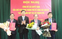 Ông Ngô Ngọc Khánh giữ chức Chủ tịch Liên minh Hợp tác xã và Doanh nghiệp thành phố