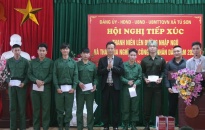 Xã Tú Sơn (Kiến Thụy) tiếp xúc thanh niên lên đường nhập ngũ và tham gia nghĩa vụ Công an Nhân dân năm 2023