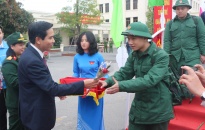 120 công dân quận Hải An lên đường thực hiện nghĩa vụ quân sự và tham gia Công an nhân dân năm 2023.