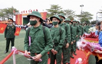 285 thanh niên huyện Tiên Lãng lên đường nhập ngũ năm 2023