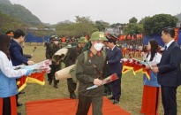 Huyện Cát Hải tổ chức Lễ giao nhận quân năm 2023