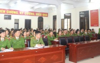 Công an quận Lê Chân:  Tập huấn công tác số hóa hồ sơ cư trú của lực lượng cảnh sát QLHC về TTXH và công tác PCCC và CNCH