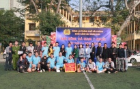 Giải bóng đá nam 7 người lần thứ II - khối CSND: Phòng Cảnh sát hình sự giành ngôi vô địch