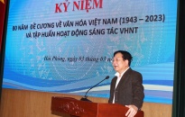 Hội Liên hiệp Văn học Nghệ thuật Hải Phòng: Kỷ niệm 80 năm ra đời Đề cương về Văn hóa Việt Nam