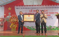 Đón nhận Bằng xếp hạng di tích lịch sử cấp thành phố Đình - Miếu làng Đông Hạnh