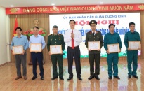 Quận Dương Kinh: Tổng kết công tác tuyển quân 2023