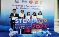 Nhóm học sinh Trường THPT Chuyên Trần Phú đạt giải tại cuộc thi SEA STEM Fair&Expo 2023 khu vực Đông Nam Á