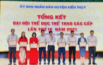 Huyện Kiến Thụy tổng kết Đại hội Thể dục thể thao các cấp lần thứ IX năm 2021