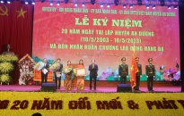 Huyện An Dương: Kỷ niệm 20 năm tái lập huyện và đón nhận Huân chương lao động hạng Ba