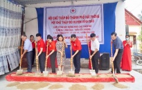 Khởi công xây tặng Nhà Chữ thập đỏ tặng gia đình hộ nghèo tại huyện Vĩnh Bảo