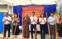 Khởi công nhà Đại đoàn kết tặng bà Vũ Thị Hải, phường Dư Hàng Kênh, quận Lê Chân