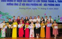 Quận Dương Kinh: Liên hoan Ca – Múa – Nhạc quần chúng năm 2023 chào mừng kỷ niệm những ngày lễ lớn trong tháng 5