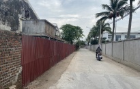  Đơn vị quản lý kho bãi đã phá dỡ bức tường bao tại xã Nam Sơn (An Dương) 