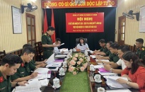 Đảng ủy Quân sự quận Lê Chân: Tổ chức hội nghị sơ kết giữa nhiệm kỳ