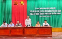 Quận Ngô Quyền: Đối thoại với các hộ dân khu vực đường Nguyễn Bỉnh Khiêm, đoạn từ đường Văn Cao đến đường Lê Hồng Phong 