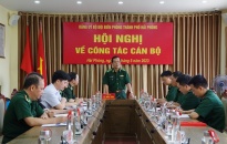 Đoàn công tác của Đảng ủy, Bộ Tư lệnh Bộ đội Biên phòng thăm và làm việc tại Bộ Chỉ huy BĐBP thành phố