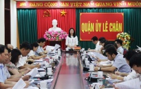 Quận ủy Lê Chân:  Tập trung đẩy nhanh tiến độ giải phóng mặt bằng các dự án trên địa bàn