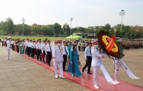 Huyện Vĩnh Bảo tổ chức Lễ báo công dâng Bác tại quảng trường Ba Đình 
