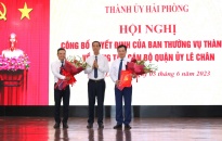 Điều động, chỉ định đồng chí Nguyễn Hoàng Linh giữ chức vụ Phó Bí thư Quận ủy Lê Chân, nhiệm kỳ 2020 - 2025
