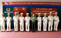 Công an huyện Kiến Thụy: 55 cán bộ, chiến sĩ được thăng cấp bậc hàm, nâng lương năm 2023