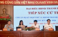 Tổ đại biểu HĐND thành phố tiếp xúc cử tri quận Dương Kinh chuẩn bị Kỳ họp thứ 11 HĐND thành phố khóa XVI, nhiệm kỳ 2021 - 2026