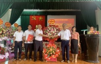 Công bố Quyết định thành lập Chi bộ Hợp tác xã sản xuất, kinh doanh, dịch vụ Nông nghiệp xã Trấn Dương (Vĩnh Bảo)