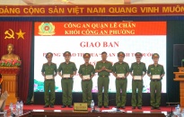 Khối Công an phường (quận Lê Chân):  Giao ban thi đua 'Vì An ninh Tổ quốc' quý II/2023