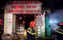 Kịp thời dập tắt đám cháy nhà dân ở số 98 Tôn Đức Thắng, quận Lê Chân