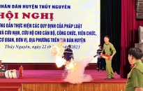 Huyện Thủy Nguyên: Gần 700 cán bộ, công chức, viên chức, người lao động được tuyên truyền, hướng dẫn các quy định của pháp luật về PCCC và CNCH