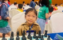 Giải vô địch cờ vua trẻ quốc gia Cúp Santen: Nguyễn Minh Anh (Đoàn Hải Phòng) giành 3 huy chương vàng ở lứa tuổi U6
