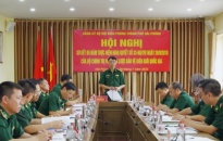 Đảng uỷ Bộ đội Biên phòng thành phố: Sơ kết 5 năm thực hiện Nghị quyết số 33-NQ/TW của Bộ Chính trị