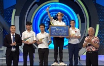 Em Nguyễn Trọng Thành (THPT chuyên Trần Phú) xuất sắc giành vòng nguyệt quế cuộc thi tháng Olympia.