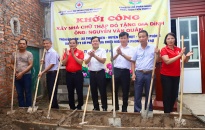 Khởi công xây Nhà Chữ thập đỏ tặng gia đình có hoàn cảnh khó khăn tại huyện Kiến Thuỵ 