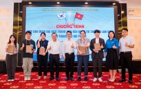 Thành đoàn - Hội Sinh viên Việt Nam thành phố đón đoàn đại biểu thanh niên Hàn Quốc đến thăm, làm việc tại Hải Phòng 