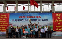 Giải bóng đá Cúp Trạng nguyên Trần Tất Văn lần thứ 2: Đội tuyển xã Trường Thọ giành ngôi vô địch