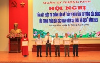 Quận Dương Kinh: Tổng kết Cuộc thi Chính luận về “Bảo vệ nền tảng tư tưởng của Đảng, đấu tranh phản bác các quan điểm sai trái, thù địch” năm 2023
