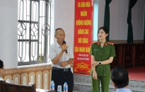 Tuyên truyền về nhận diện và phòng, chống lừa đảo trực tuyến tại xã Quang Hưng (huyện An Lão)
