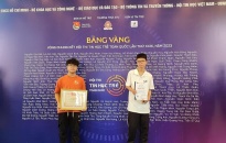 2 học sinh trường THPT Chuyên Trần Phú đoạt giải Nhì Hội thi Tin học trẻ toàn quốc 