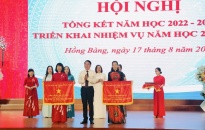 Quận Hồng Bàng biểu dương giáo viên, học sinh đạt thành tích xuất sắc năm học 2022-2023