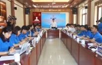 Trung ương Đoàn TNCS Hồ Chí Minh kiểm tra công tác giáo dục lý tưởng cách mạng đối với đoàn viên, thanh niên Hải Phòng