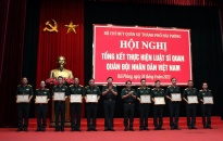 Bộ Chỉ huy Quân sự thành phố tổng kết thực hiện Luật Sĩ quan Quân đội nhân dân Việt Nam