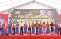 Quận Lê Chân:  Khánh thành công viên Thể thao Hồ Sen