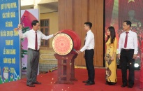Phó Bí thư Thường trực Thành ủy Đỗ Mạnh Hiến dự Lễ khai giảng năm học mới 2023-2024 tại trường THPT Kiến Thụy