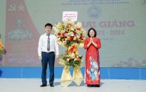 Trường THPT Lê Hồng Phong long trọng tổ chức Lễ khai giảng năm học mới 2023 - 2024