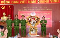 Thiếu tướng Nguyễn Văn Long, Thứ trưởng Bộ Công an thăm và làm việc với  lực lượng Cảnh sát PCCC và CNCH CATP Hải Phòng