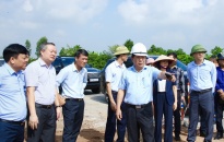 Phó Chủ tịch UBND thành phố Nguyễn Đức Thọ kiểm tra Dự án cải tạo, nâng cấp QL 37 đoạn qua địa phận thành phố Hải Phòng 