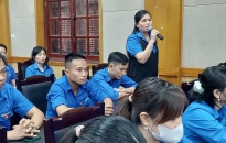 Chủ tịch UBND huyện Vĩnh Bảo đối thoại với gần 100 thanh niên trên địa bàn