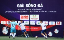 Loạt trận thứ 3 Giải Bóng đá vô địch các câu lạc bộ thành phố, Cúp Chuyên đề An ninh Hải Phòng - Nhựa Tiền Phong lần thứ 22: Hà Trung Tâm Anh (Hải An) chắc vé vào bán kết