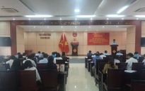 Huyện Tiên Lãng tổ chức hội nghị sơ kết sản xuất vụ mùa năm 2023